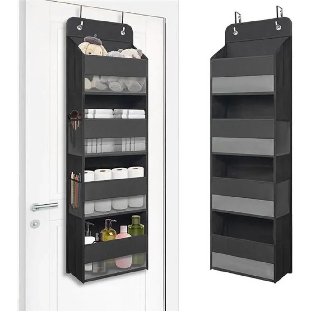 Over Door Hanging Organizer 4 Pocket Storage Closet Bathroom Dorm Nursery
